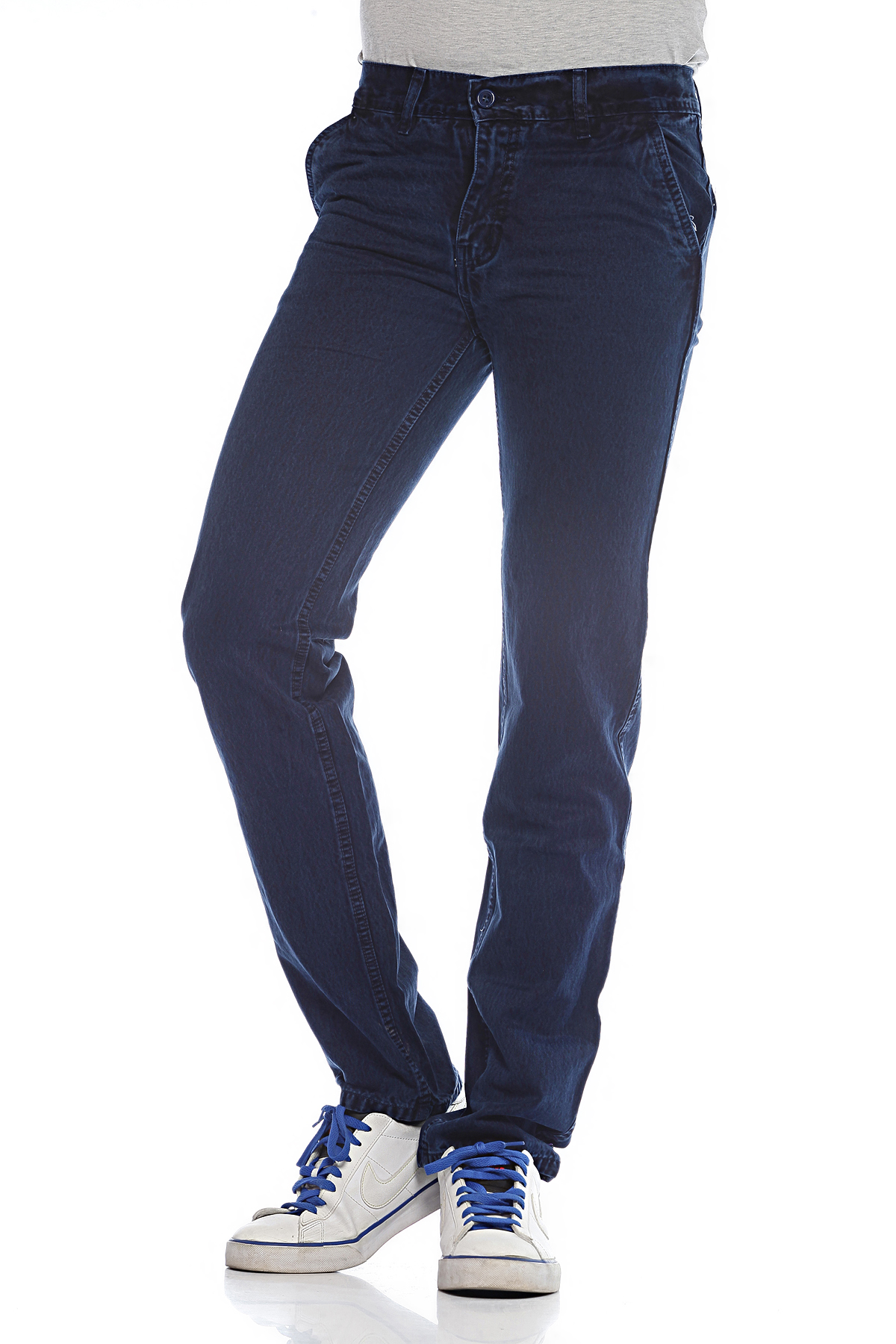 DS black cotton Stylish regular fit jeans at